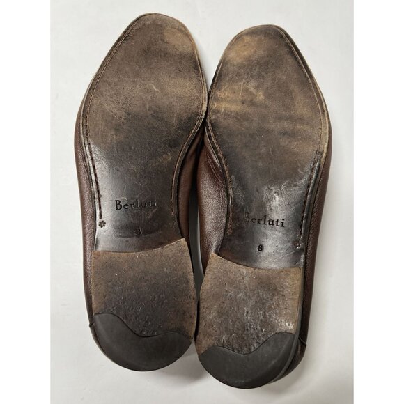 Berluti Leather Dress Loafers in Brown - Picture 7 of 7